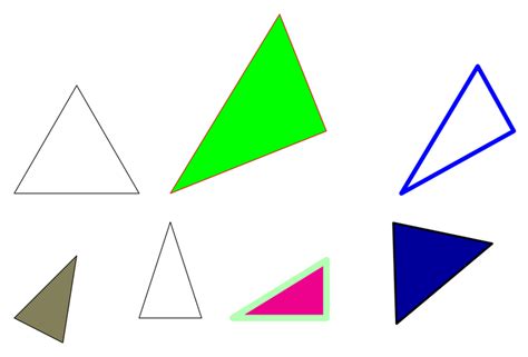 不同的三角形
